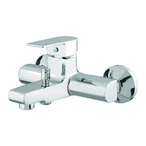 Single Lever Wall Mixer With Tip Ton Spout For Hand Shower Chrome